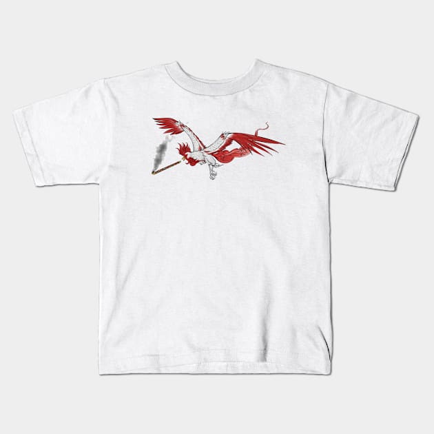 Moegami Kids T-Shirt by FireFlea